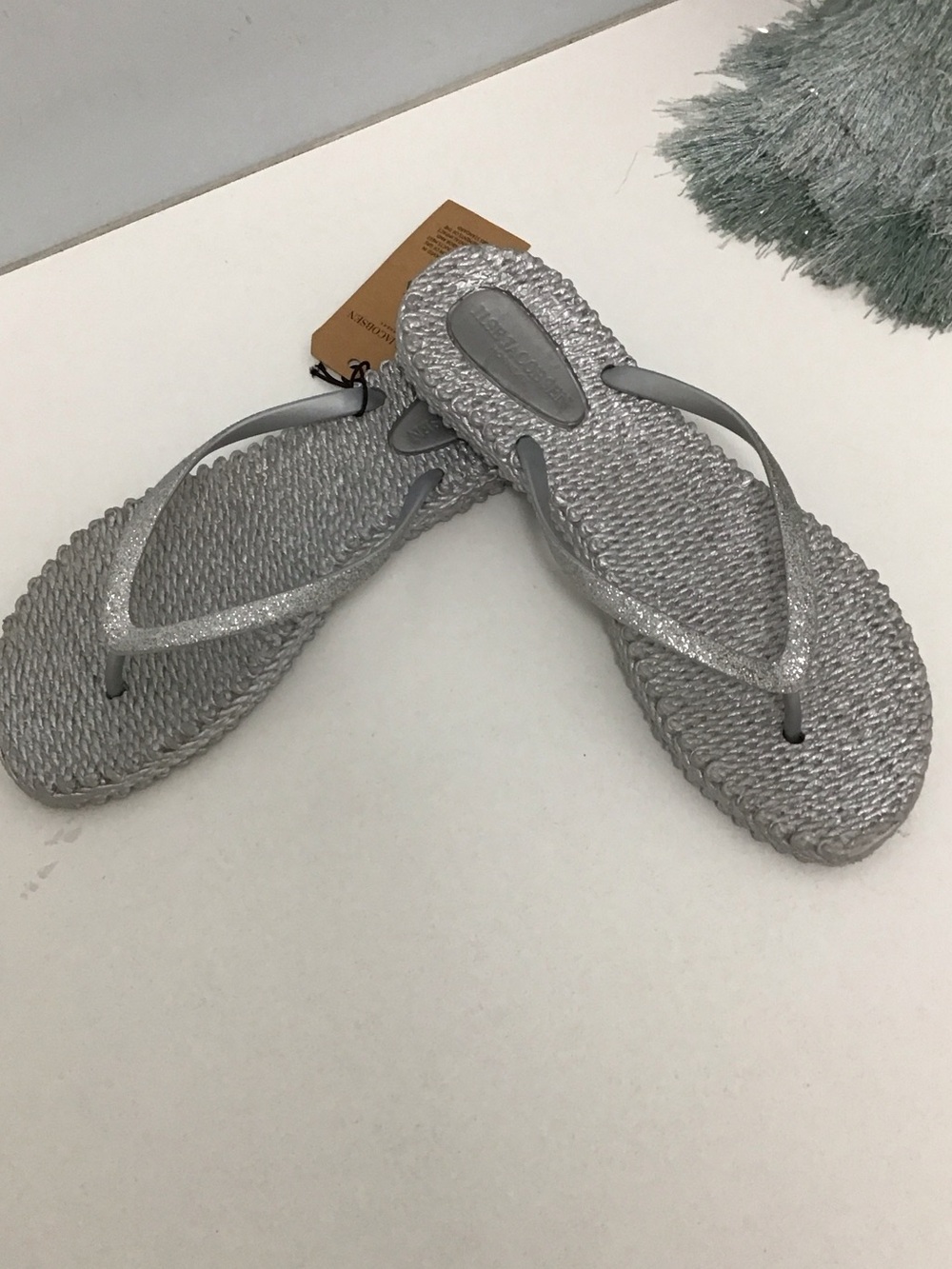 Ilse Jacobsen flip flop silver